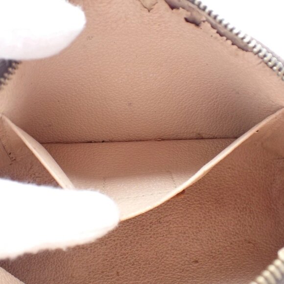 LOUIS VUITTON Pochette Cosmetic Pouch Monogram Leather Brown BN M47515 02AA002 - Picture 12 of 14